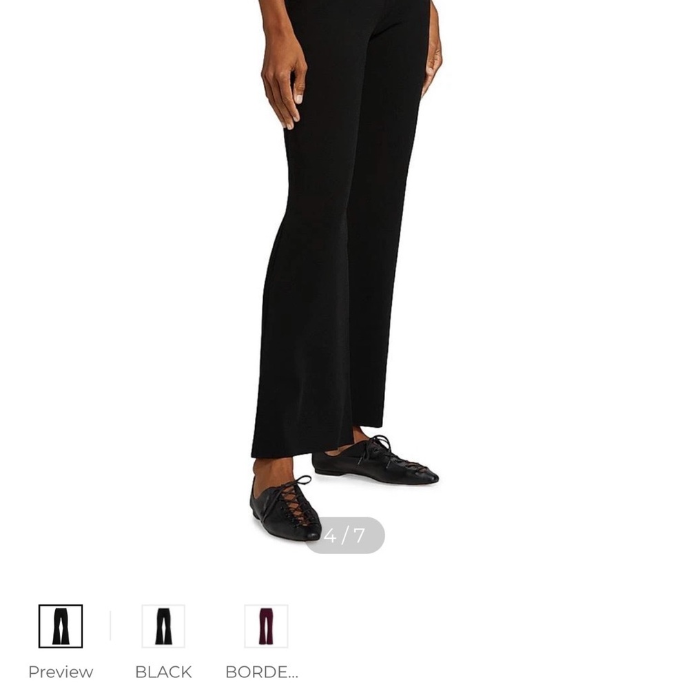 Stella McCartney compact knit Flare Pants NWOT - Picture 3 of 9